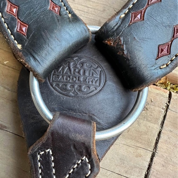 Horse Tack - Martin Leather Western Headstall & Breastcollar Set - Picture 3 of 10